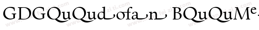 GDGoodman Book字体转换